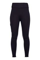 HKM Ladies Silicone Full Seat Riding Leggings -Rio- #colour_black