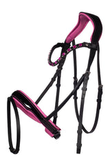 HKM Bridle -Manchester- #colour_black-pink