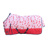 HKM 600D Light Lining Turnout Rug -Lollipop- #colour_rose-red