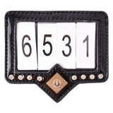 Imperial Riding Show and Glow Competition Number #colour_black-rose-gold