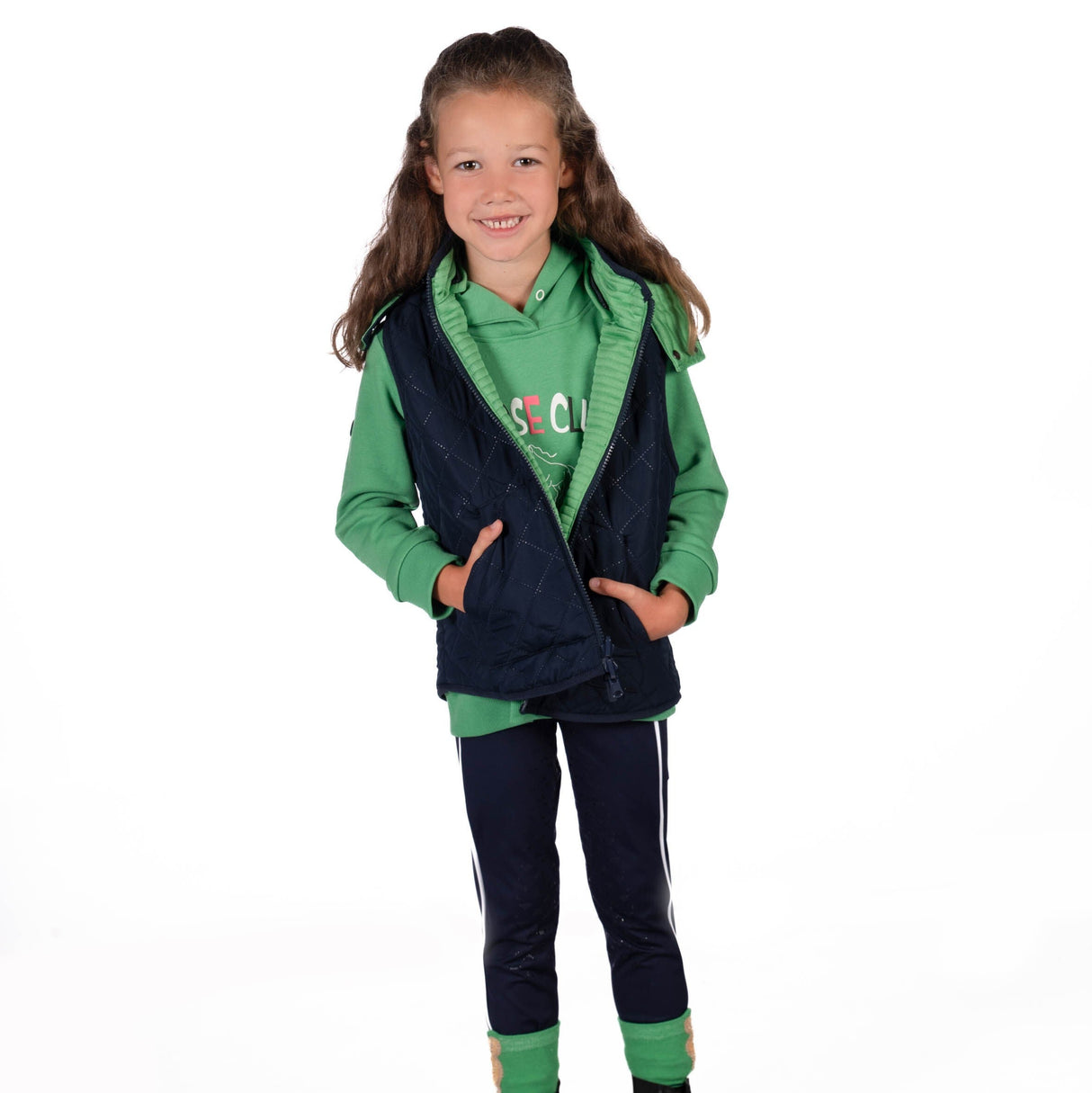 HKM Children's Turning Vest -Maui- #colour_deep-blue-green