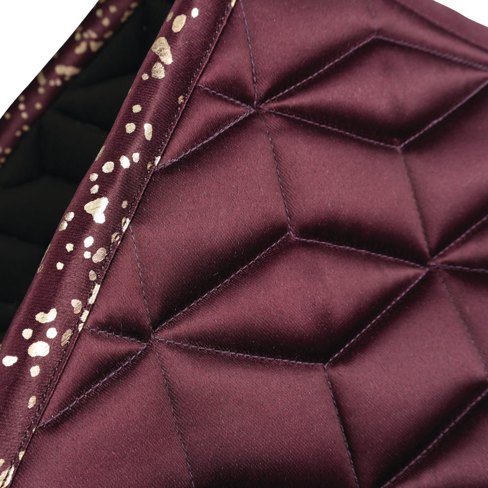 Hy Equestrian Enchanted Collection Saddle Pad #colour_plum-rose-gold