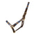 Hy Equestrian Polo Leather Head Collar #colour_navy-fossil