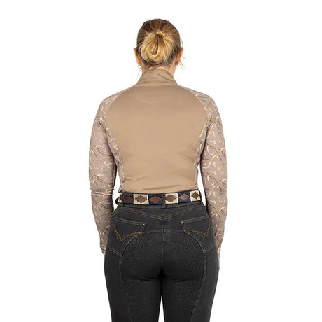 Hy Equestrian Elevate Heritage Base Layer #colour_fossil