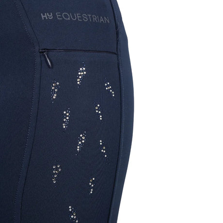 Hy Equestrian Roka Reign Riding Tights #colour_navy