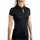 Montar MoStella Short Sleeved Training Shirt with Mesh & Contrast Stated Logo Print #colour_black