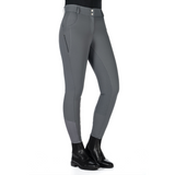 HKM Women's Silicone Full Seat Riding Breeches -Ari Mid Rise- #colour_grey