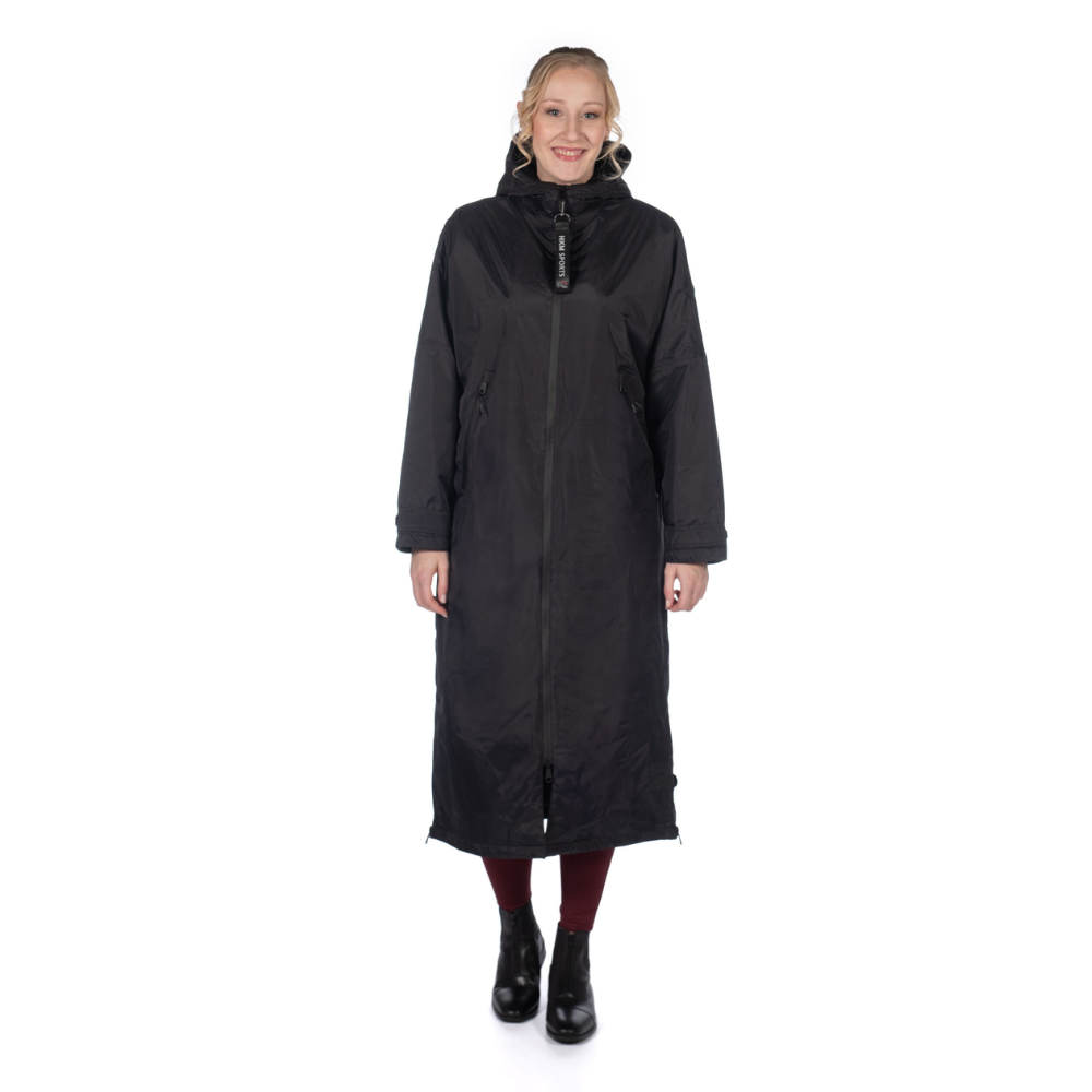 HKM Extra Long Riding Jacket -Julie- #colour_black