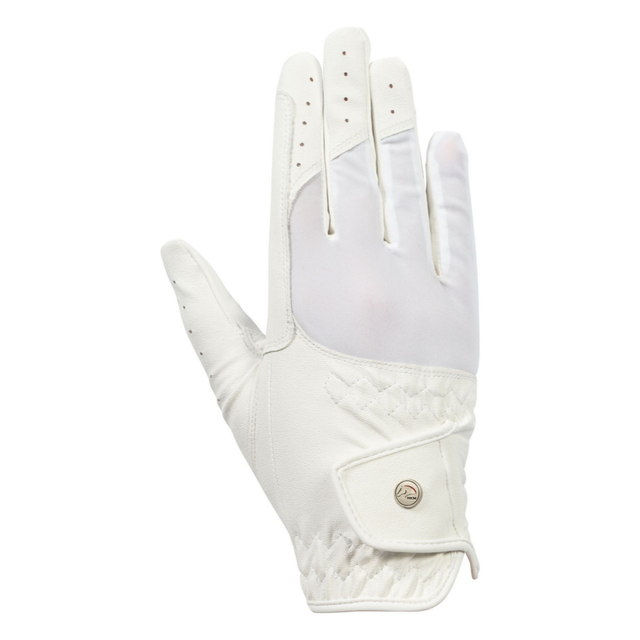 HKM Riding Gloves -Samira- #colour_white