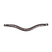 ProPresicce Signature Curved Diamante Browband by Hy Equestrian #colour_black-with-pink-silver-taupe-diamantes