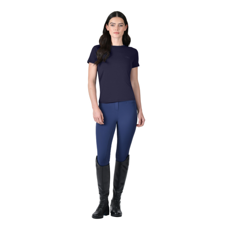 Weatherbeeta Ladies Relaxed UV Short Sleeve Tee #colour_navy