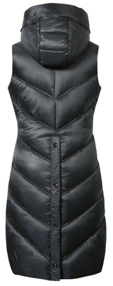 Covalliero Ladies Padded Long Vest #colour_black