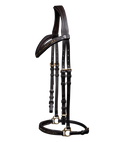 Waldhausen Icelandic Ice Bridle #colour_brown-gold