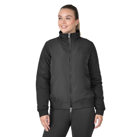 Dublin Zip Through Ladies Blouson Team Jacket #colour_black