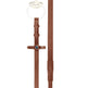 Stuebben Rubber Reins All Weather Grip with Hooks #colour_redwood-silver