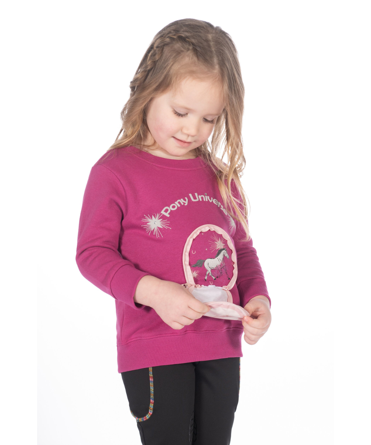 HKM Children's Sweatshirt -Polly- #colour_magenta