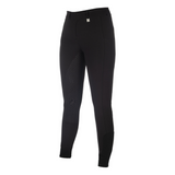 HKM Ladies Silicone Full Seat Riding Tights -Amalfi- #colour_black