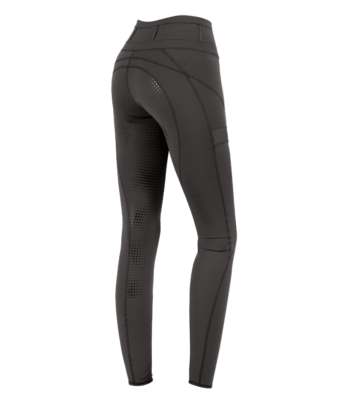 E.L.T Ladies Hanna High Waist Riding Leggings #colour_mud