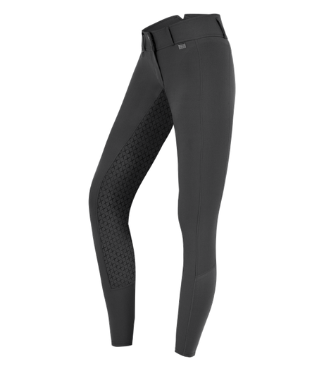 E.L.T Micro Ladies Sport Silicone High Waist Riding Breeches #colour_asphalt