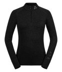E.L.T Ladies Milano Functional-Zip Shirt #colour_black