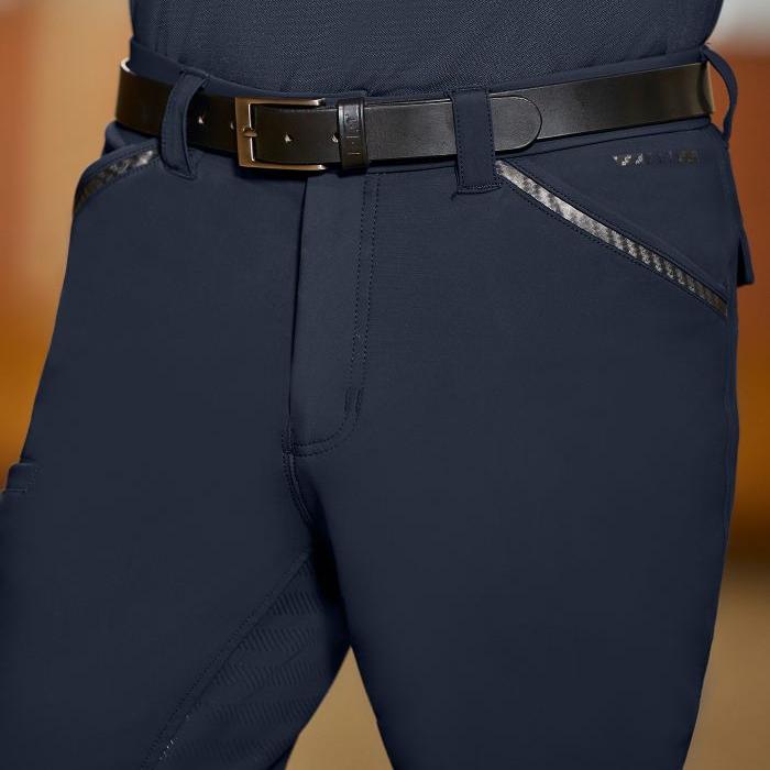 E.L.T Men's Marc Silicone Breeches #colour_deep-blue