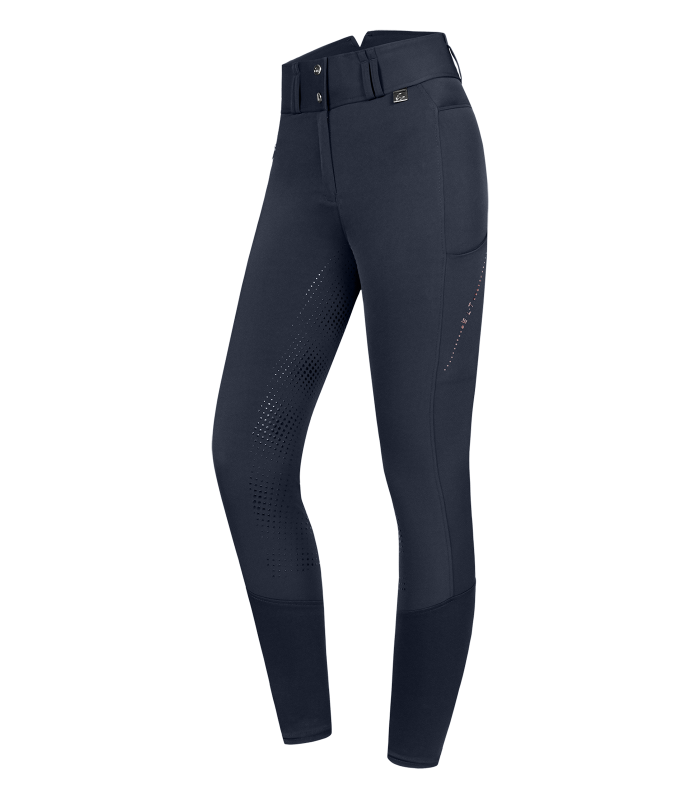 E.L.T Mina Ladies Thermal Breeches #colour_deep-blue