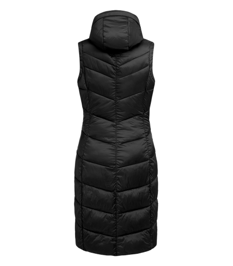 E.L.T Ostende Ladies Lightweight Long Gilet #colour_black