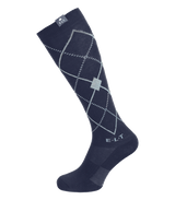 E.L.T Argyle Riding Socks #colour_deep-blue-stone-blue