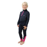 Sara Base Layer By Little Rider #colour_navy-pink