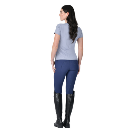Weatherbeeta Ladies Relaxed UV Short Sleeve Tee #colour_blue-stone