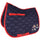 Hy Equestrian Thelwell Collection Practice Makes Perfect Saddle Pad #colour_navy-red