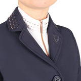 Hy Equestrian Children's Roka Royal Show Jacket #colour_navy-rose-gold