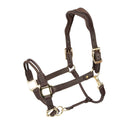 Shires Velociti Lusso Soria Leather Headcollar #colour_havana