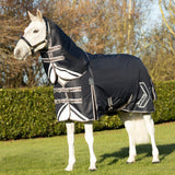 DefenceX Shield 200g Turnout Rug with Detachable Neck #colour_navy