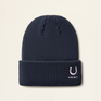 Ariat Youth Horse Shoe Beanie #colour_navy