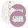 Imperial Riding Round Glitter Competition Number - Pack of 2 #colour_pink