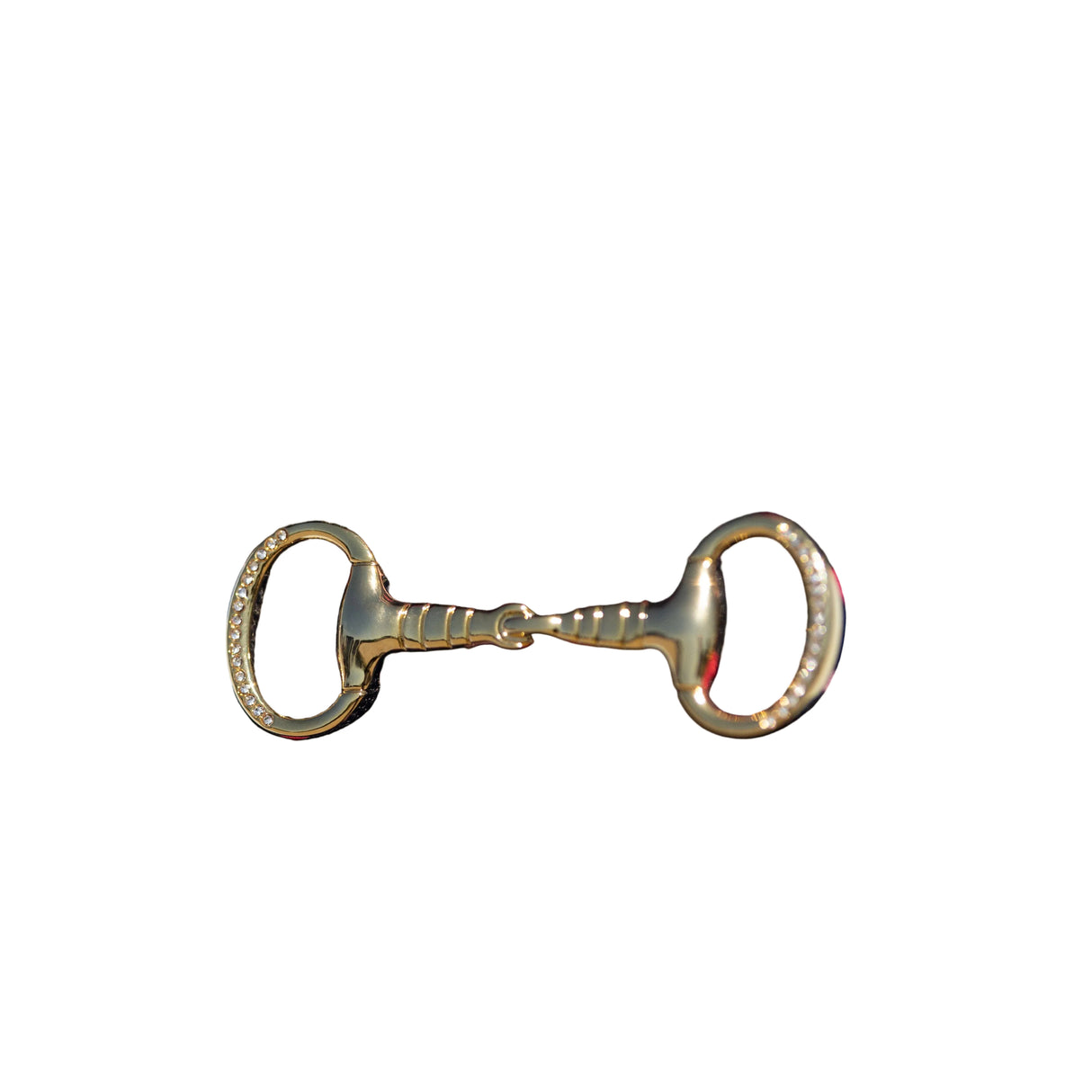 Supreme Products Glitz & Glam Horse Bit Tie Pin #colour_gold-silver