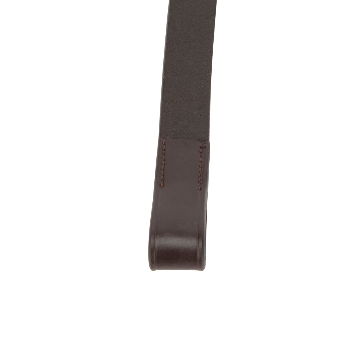 Shires Velociti Lusso Flat Browband #colour_havana
