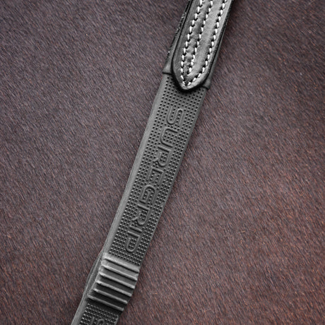 Shires Velociti LUSSO Opus SureGrip Reins #colour_black