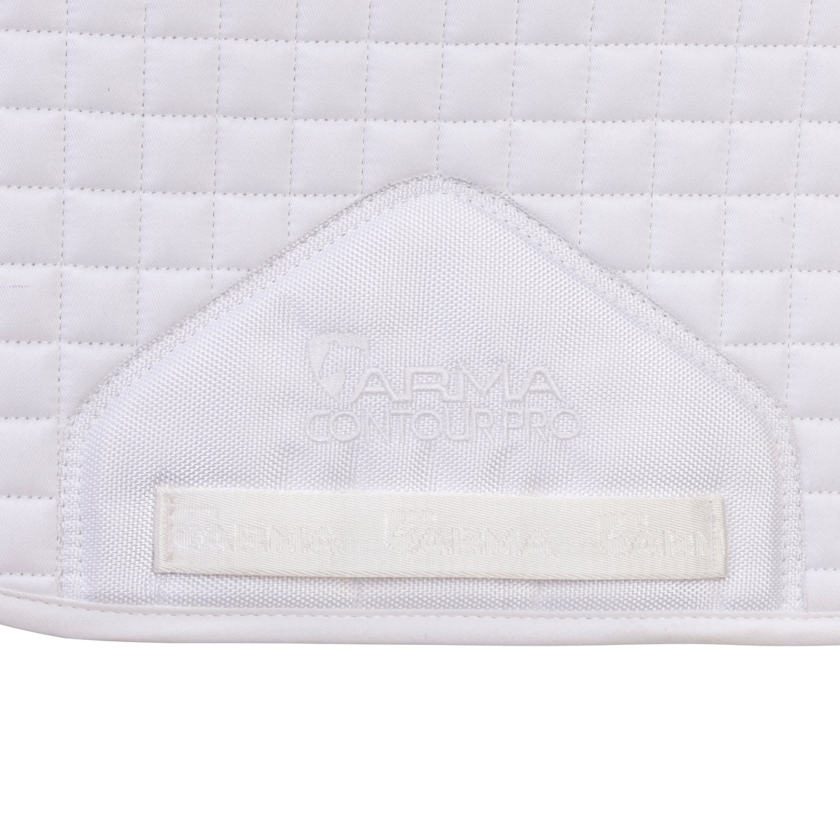 Shires ARMA Numbered Saddlecloth #colour_white