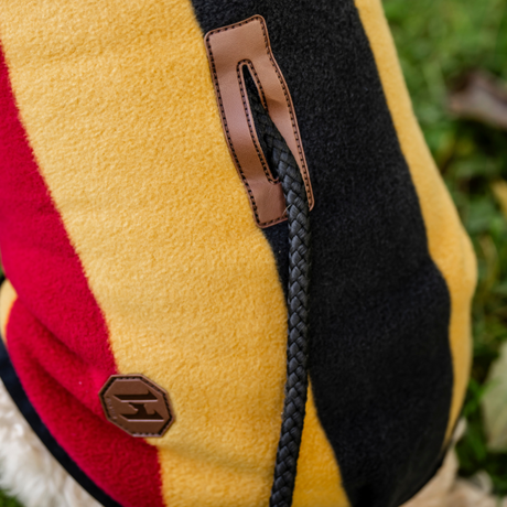 Horseware Ireland Newmarket Dog Fleece #colour_whitney-gold