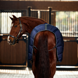 Weatherbeeta Comfitec PP Channel Quilt 220G Detach-A-Neck Stable Rug #colour_navy-charcoal