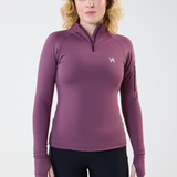 Horseware Ireland Strive Winter 1/4 Zip Top #colour_celestial-purple
