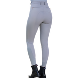 HKM Silicone Full Seat Riding Breeches -Rosegold Sparkle-. #colour_grey-rose-gold