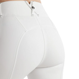 Montar MoZida Refined Gun Metal Crystals Full Grip Breeches #colour_white