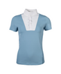 HKM Women's Short Sleeve Competition Shirt -Virginia- #colour_ice-blue