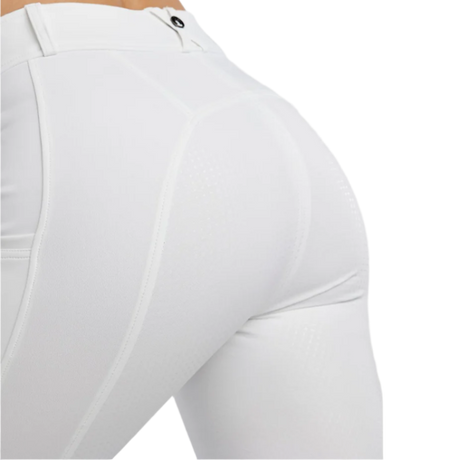 Montar MoZira Refined Compression Full Grip Breeches #colour_white