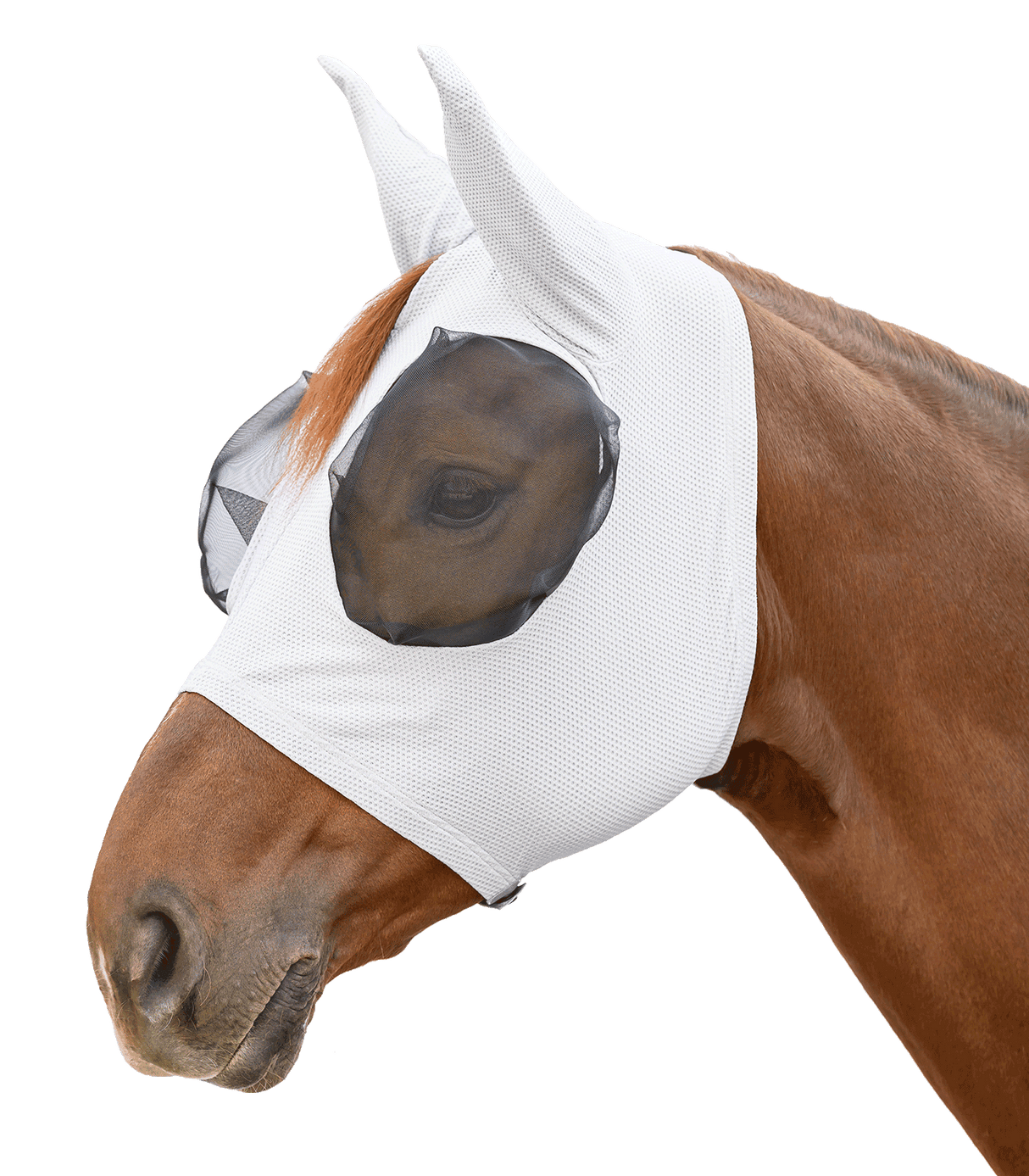 Waldhausen Fly Mask Puck Breath #colour_silver-grey