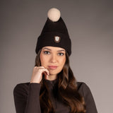 HKM Beanie -Arezzo- #colour_dark-brown