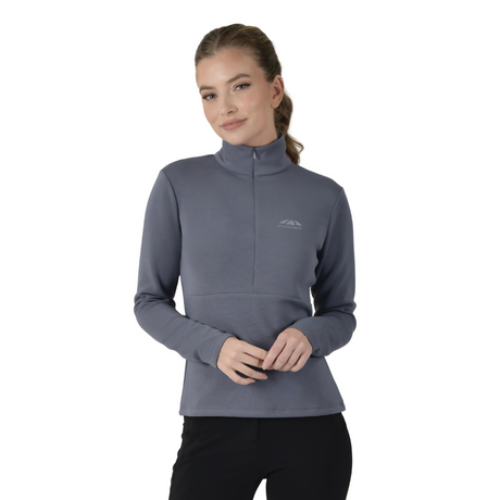 Weatherbeeta Ladies Copper 1/2 Zip Long Sleeve Mid-Layer #colour_slate-blue